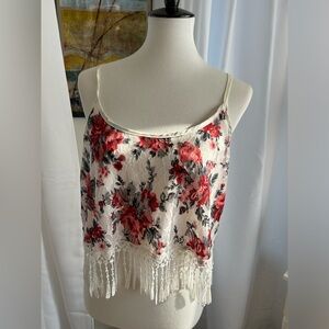 Unbranded Lace Crop Top size M